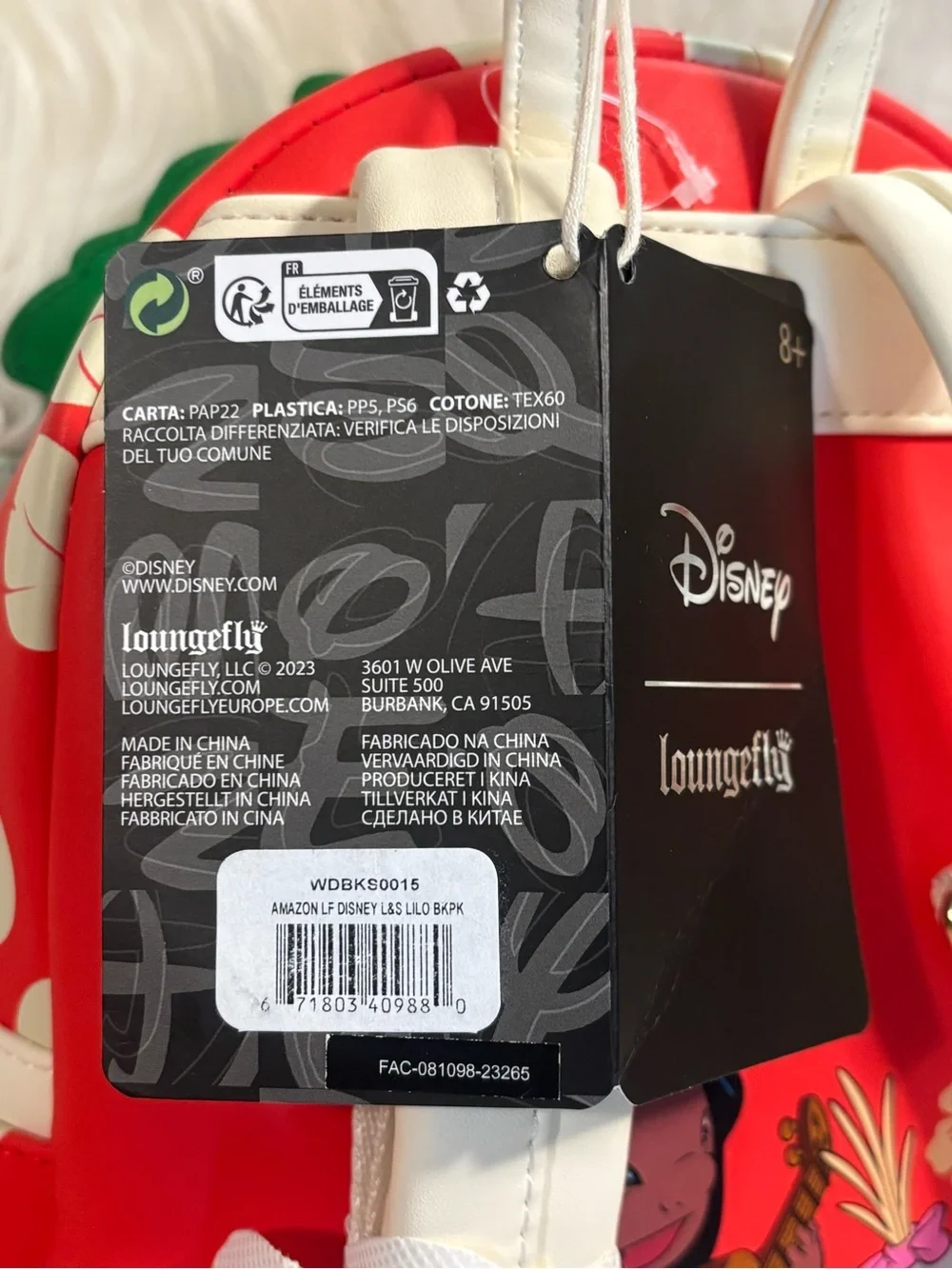 Loungefly Disney Lilo & Stitch Lilo With Scrump Mini Backpack